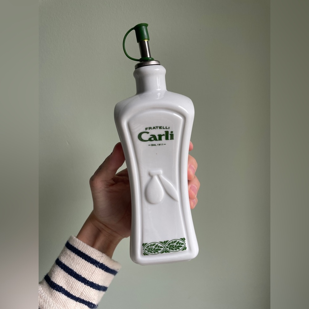 Vintage Fratelli Carli Italian Olive Oil Dispenser Bottle